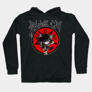 Black Metal Cat Hoodie